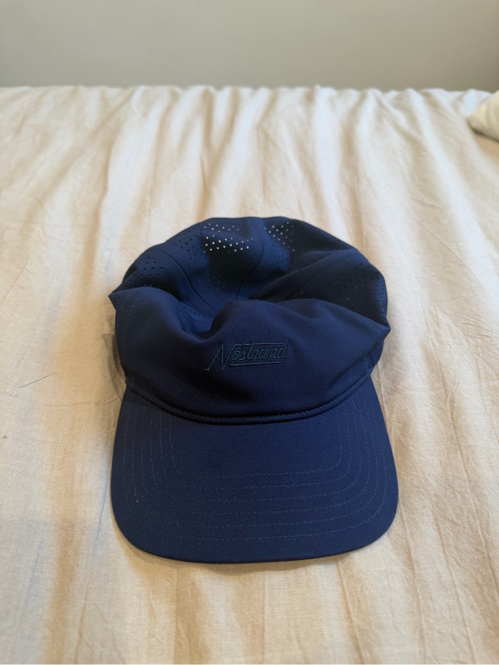 Nostrand Daily Tech Navy Performance Running Hat